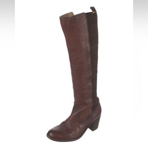 Frye Leather Mid-Calf Riding Boots